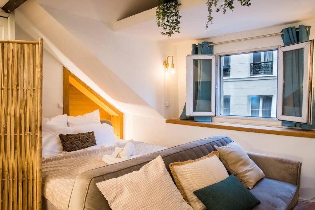 Spacious Studio In Paris Hyper Center - Smart Tv & Wifi - 4P Kültér fotó